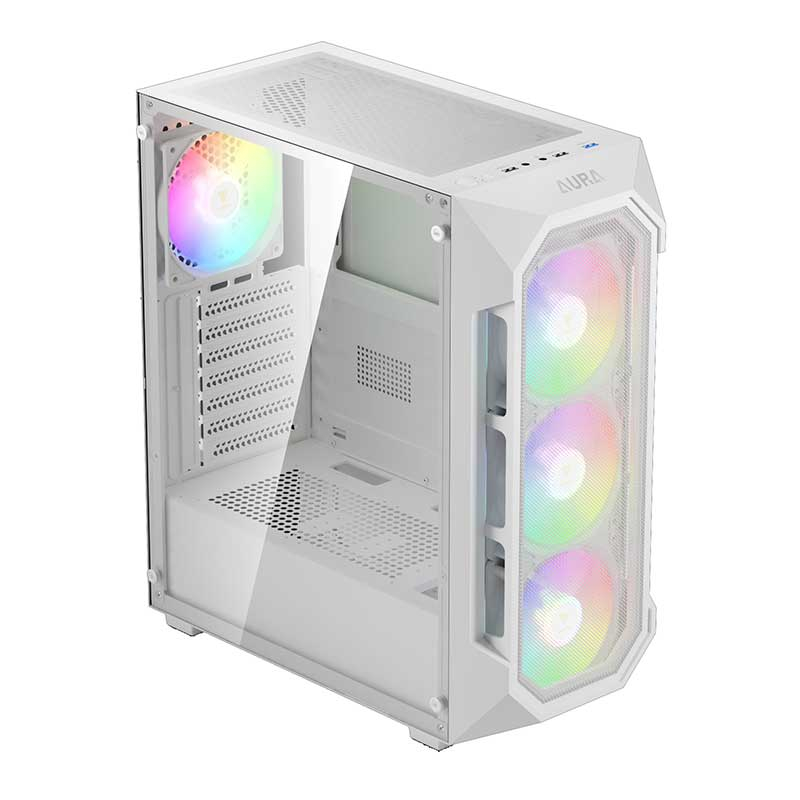 کیس کامپیوتر گیم دیاس مدل AURA GC1 ELITE WH ARGB