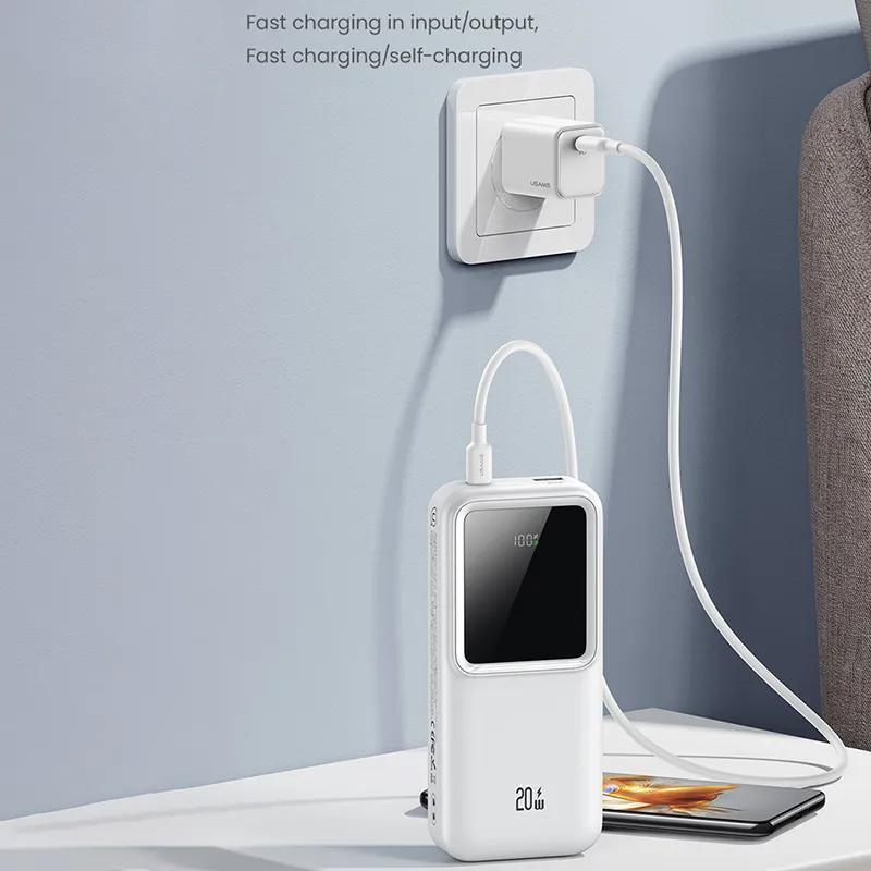 پاوربانک یوسمز مدل CD213 ظرفیت 30000 میلی آمپر ساعت