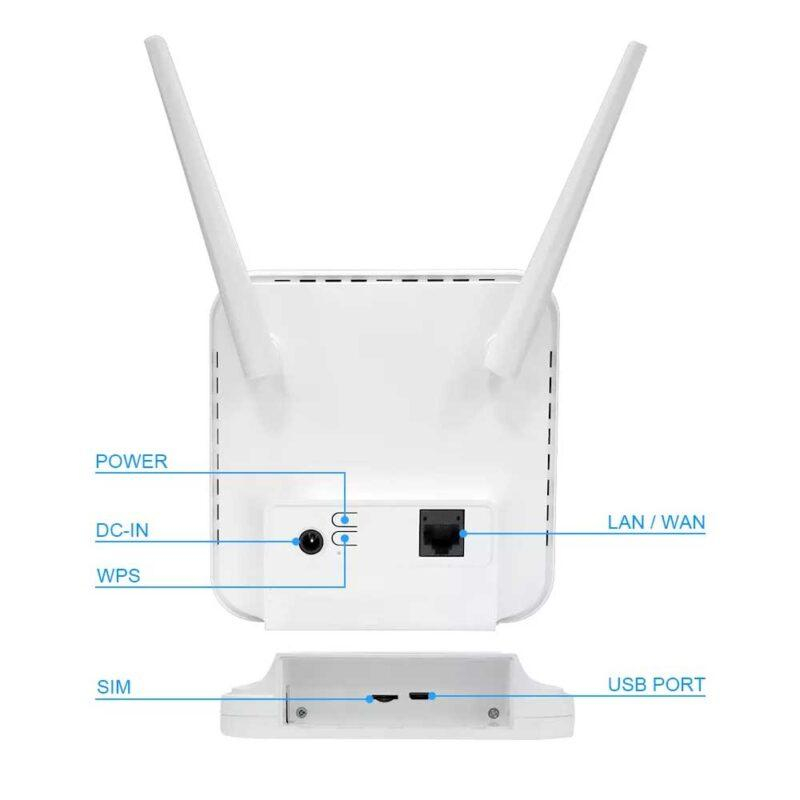 مودم 3G/4G اولاکس مدل AX9 Pro به همراه سیم کارت و 300 گیگابایت اینترنت یکساله