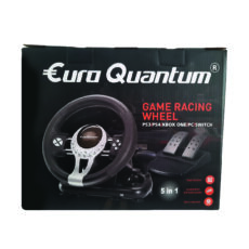 فرمان بازی یورو کوانتم مدل E-Q-RACING WHEEL مناسب برای PS4-XBOXONES-PC-PS3-SWITCH