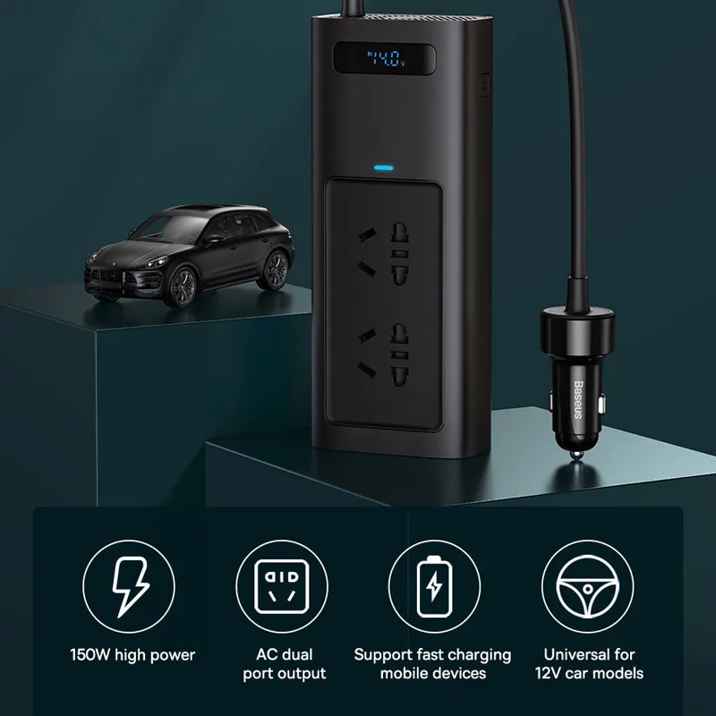 شارژر فندکی 150 وات بیسوس مدل CGNB020101