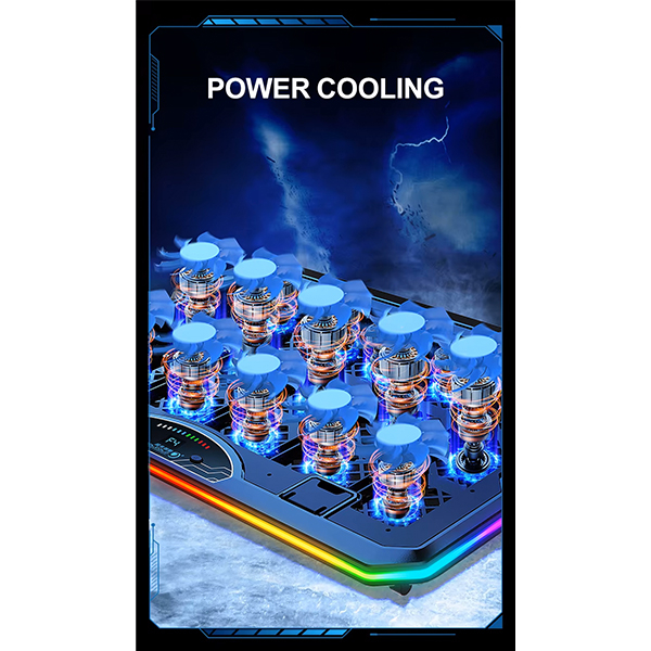 پایه خنک کننده لپ تاپ مدل F15 - RGB