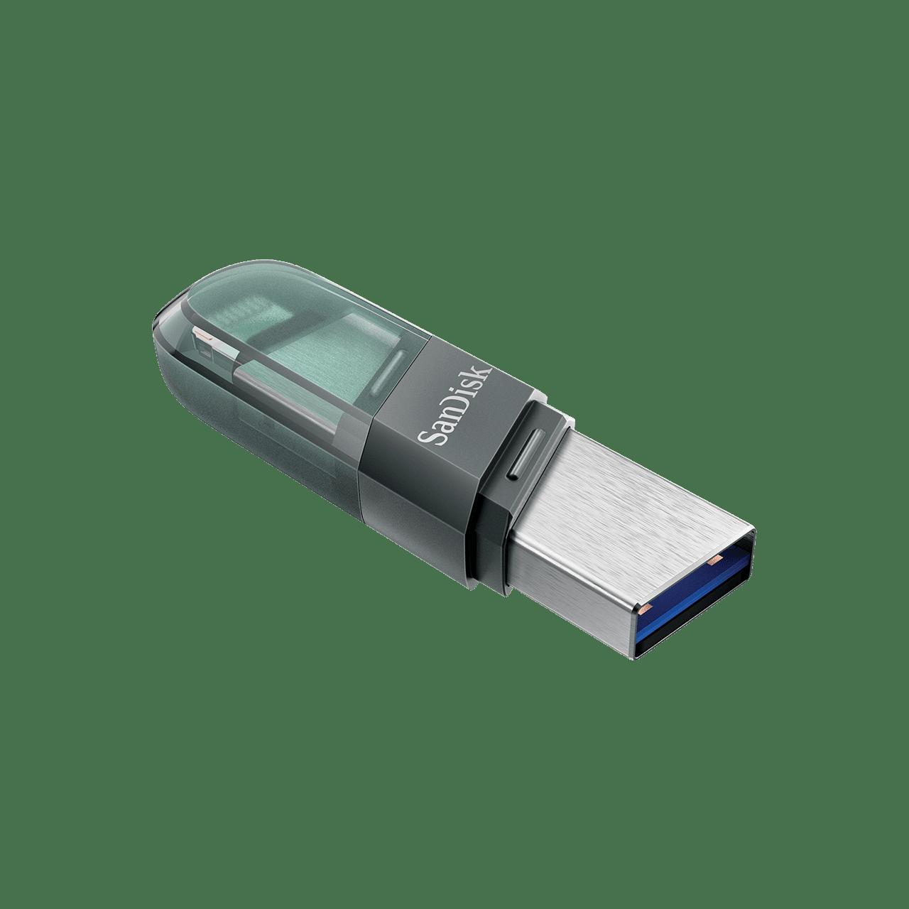 فلش مموری سن دیسک مدل iXPAND Flip ظرفیت 128 گیگابایت