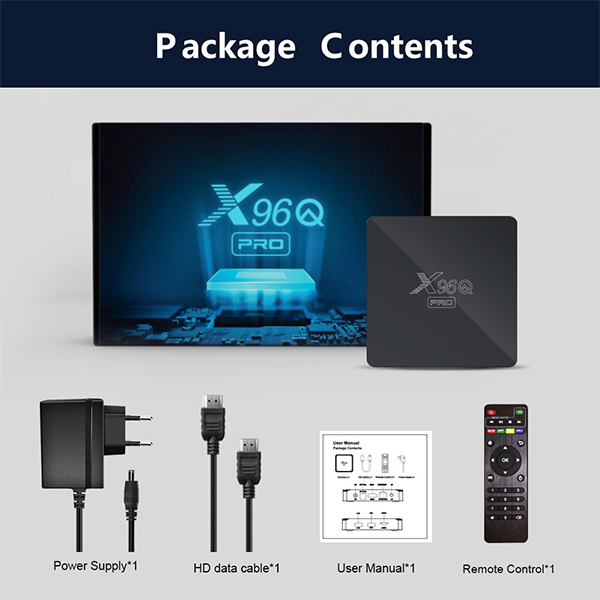 اندروید باکس مدل X96Q Pro 2/16