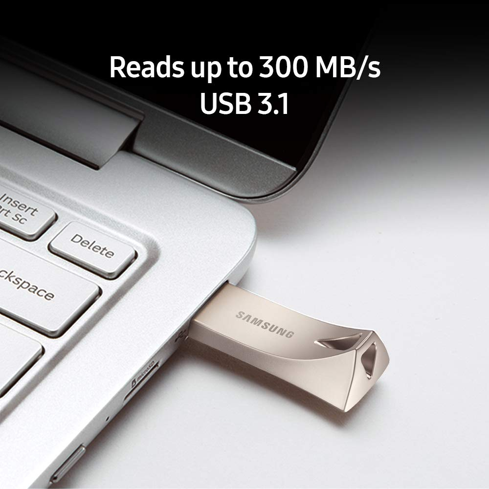 فلش مموری سامسونگ مدل BAR Plus USB 3.1  ظرفیت 128 گیگابایت