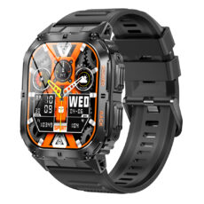 ساعت هوشمند مدل K61 دارای قابلیت های شمارنده ضربان قلب، کنترل سطح اکسیژن خون، کنترل فشار خون، کنترل موسیقی، گام شمار، ضد آب ، بند سیلیکونی