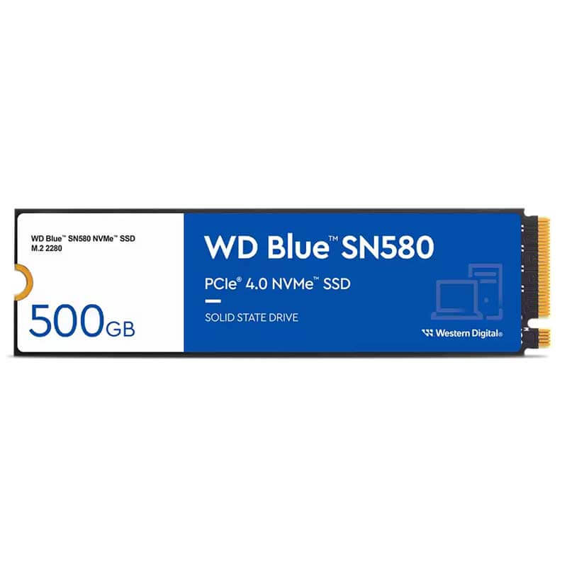 اس اس دی اینترنال وسترن دیجیتال مدل WD Blue SN580 NVMe  ظرفیت 500 گیگابایت