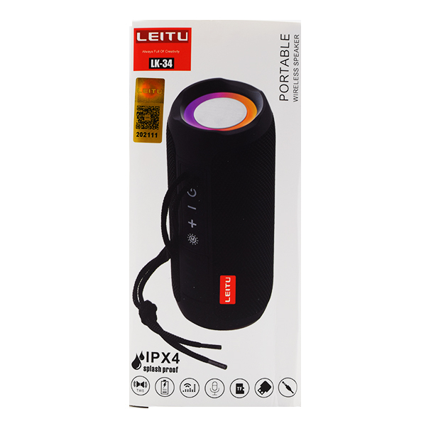 اسپیکر بلوتوثی قابل حمل لیتو مدل LK - 34
