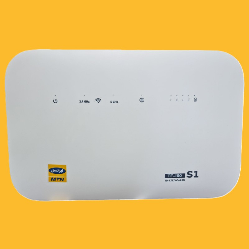مودم روتر بی سیم 4G LTE ایرانسل مدل TF-I60 S1 به همراه سیم کارت 10 گیگابایتی Wenex