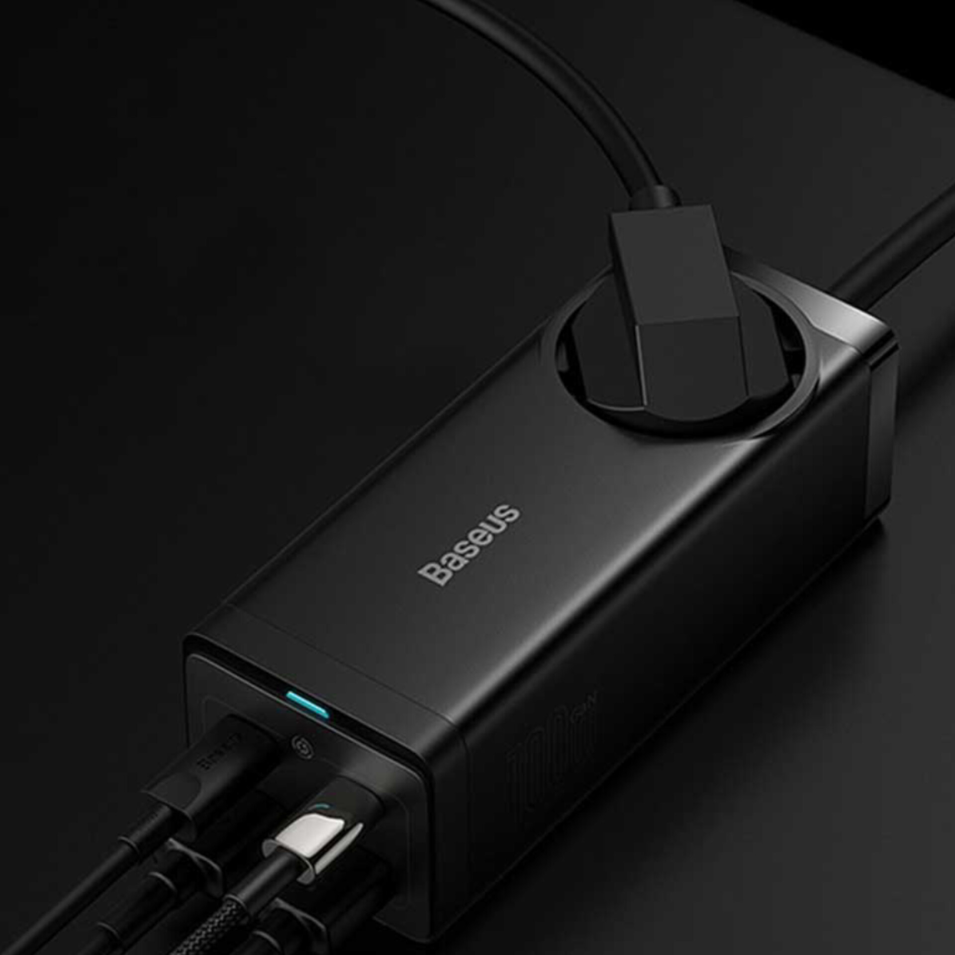 شارژر رومیزی 100 وات  بیسوس مدل CCGAN100-1ACE به همراه کابل USB-C