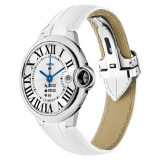 ساعت هوشمند مدل ساعت هوشمند مدل AW28 دارای قابلیت های صفحه نمایش رنگی، صفحه نمایش لمسی، کنترل موسیقی (Music Player)، کنترل سطح اکسیژن خون، قابلیت مکالمه از طریق بلوتوث، قابلیت تغییر طرح ساعت، بند فلز