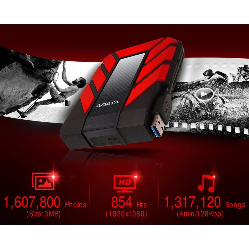 هارد اکسترنال ای دیتا مدل HD710 Pro ظرفیت یک ترابایت دارای رابط USB Type-A 3.1