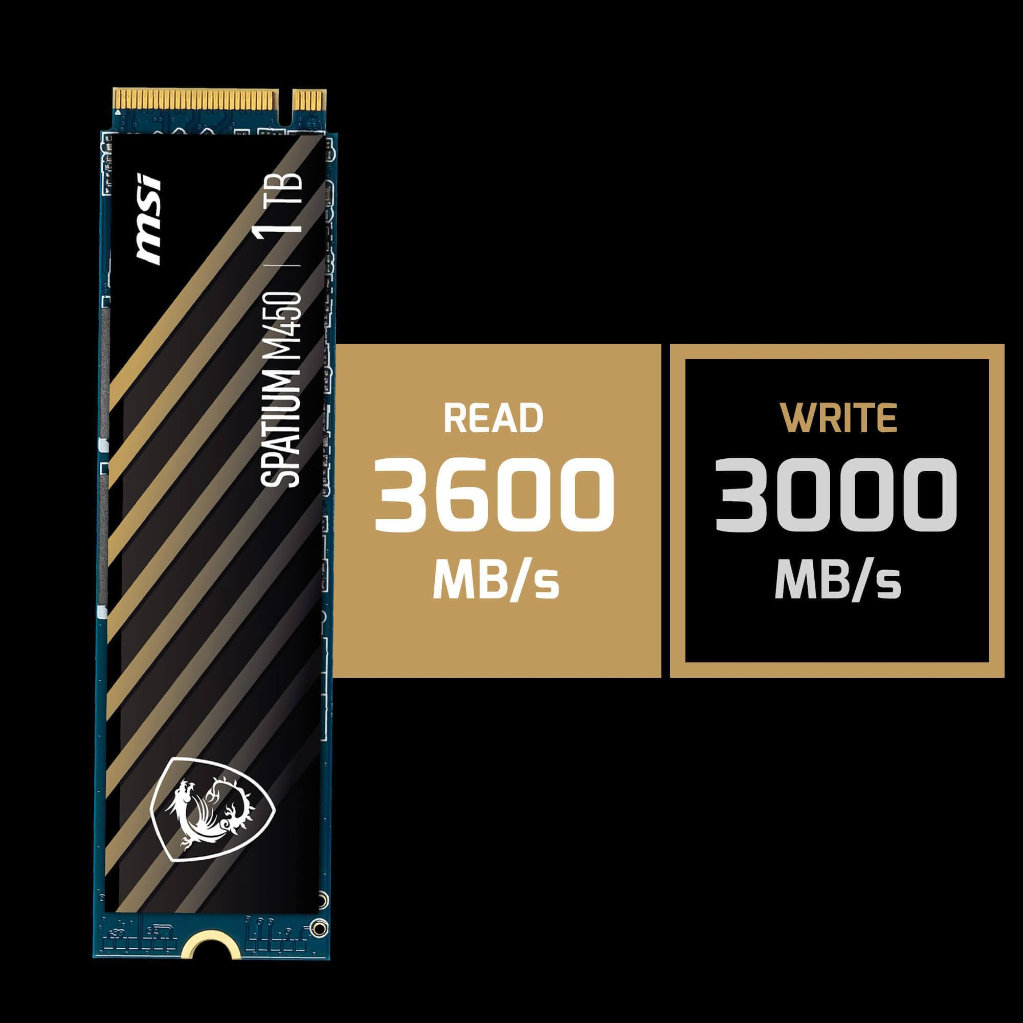اس اس دی اینترنال ام اس آی مدل SPATIUM M450 ظرفیت یک ترابایت