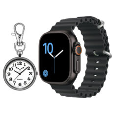 ساعت هوشمند 2.02 اینچی ویکتوری مدل WATCH 9 ULTRA 2 با بند پارچه ای