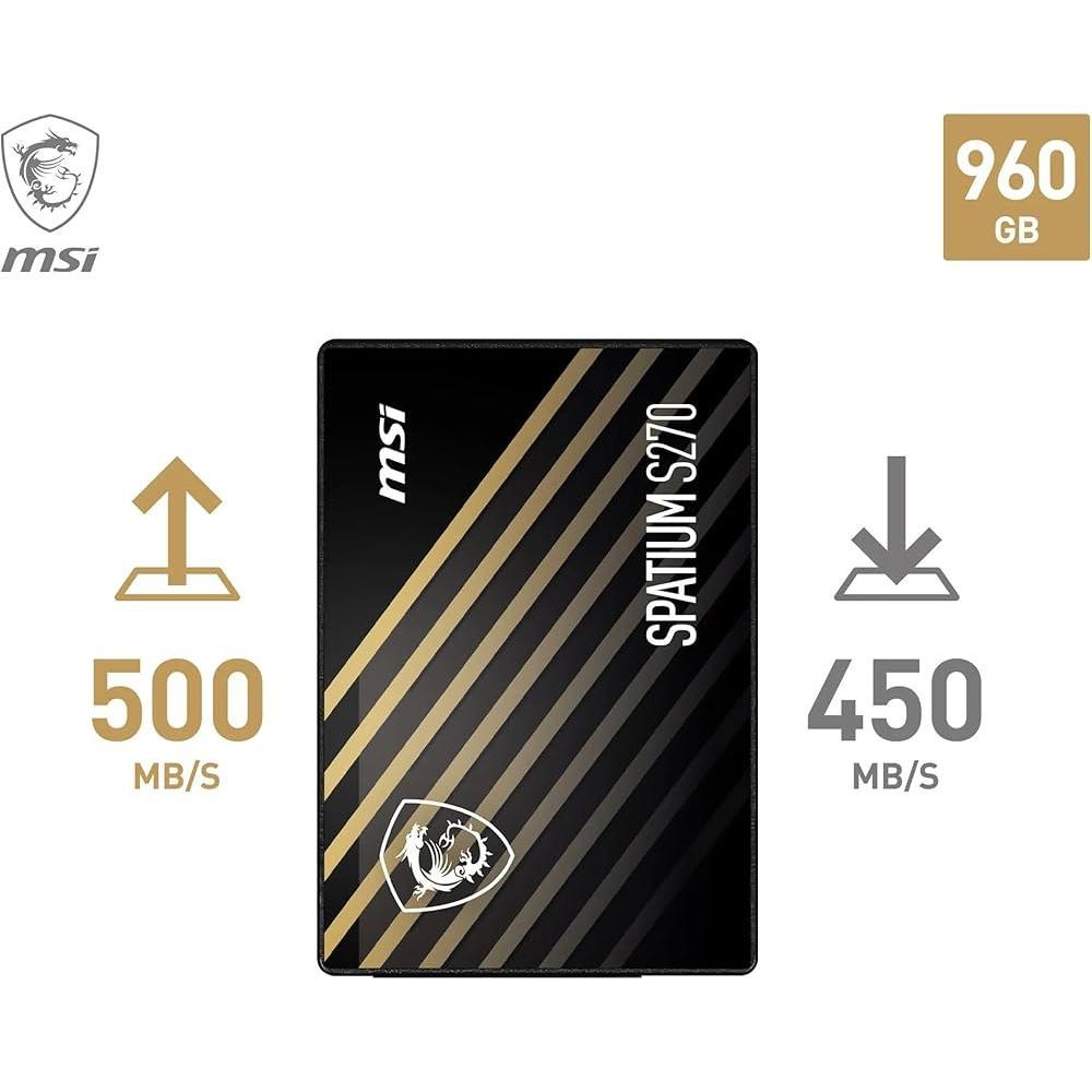 اس اس دی اینترنال ام اس آی مدل SPATIUM S270 ظرفیت 960 گیگابایت