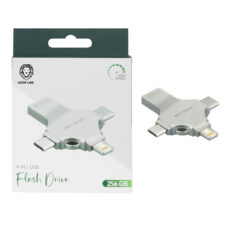 فلش مموری گرین لاین مدل GN4IN1USB256SL  ظرفیت 256 گیگابایت