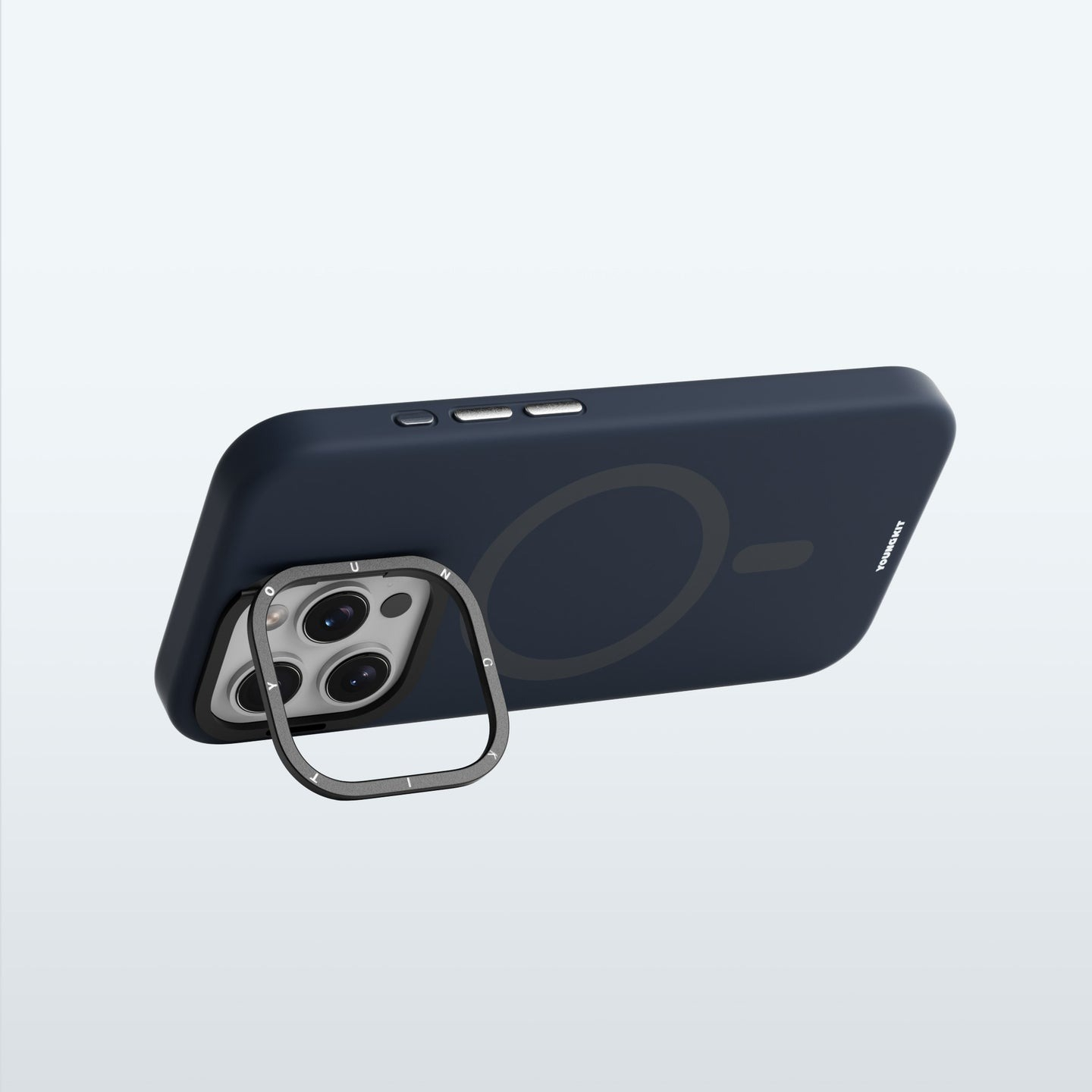 کاور یانگ کیت مدل Cream Silicone مناسب برای گوشی موبایل اپل iPhone 16 pro