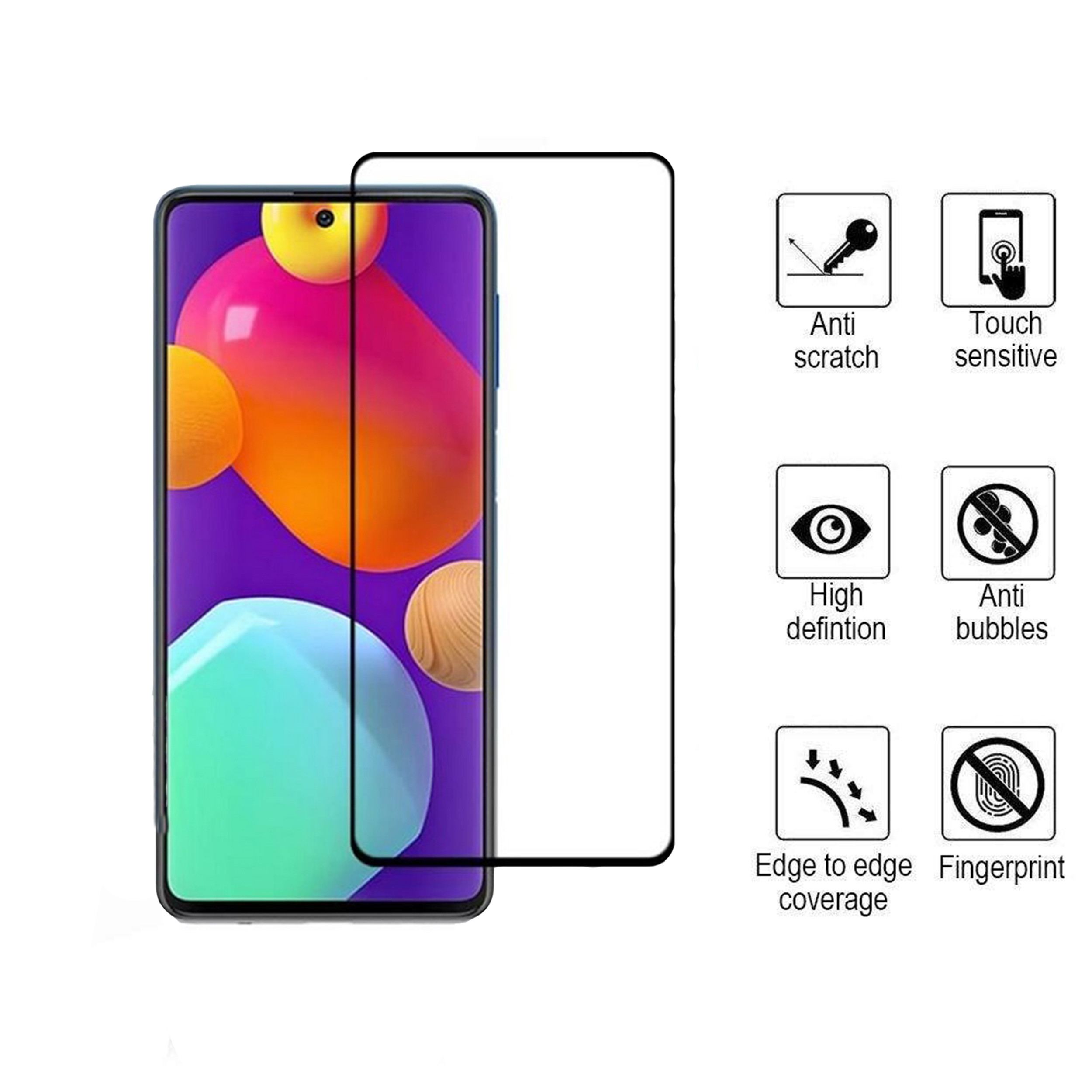 محافظ صفحه نمایش بوف مدل F33 مناسب برای گوشی موبایل سامسونگ Galaxy M62/F62