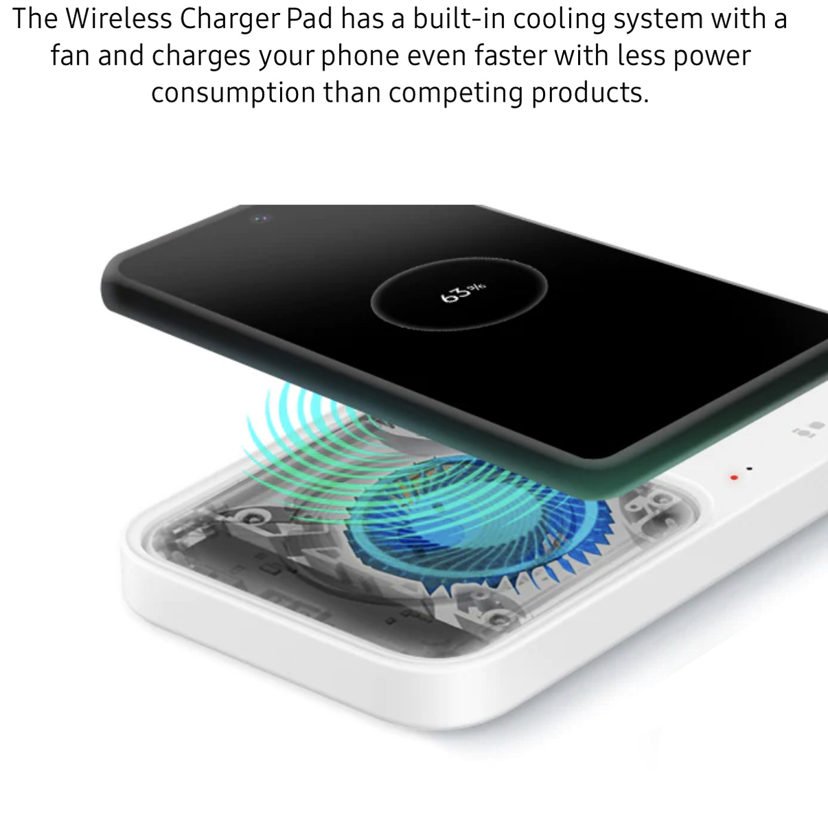 شارژر بی سیم سامسونگ مدل EP-P5400 به همراه شارژر 25وات