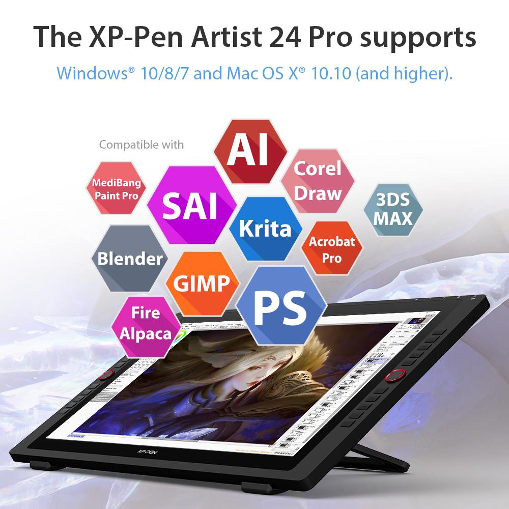 تبلت گرافیکی ایکس پی-پن مدل  ARTIST 24 PRO