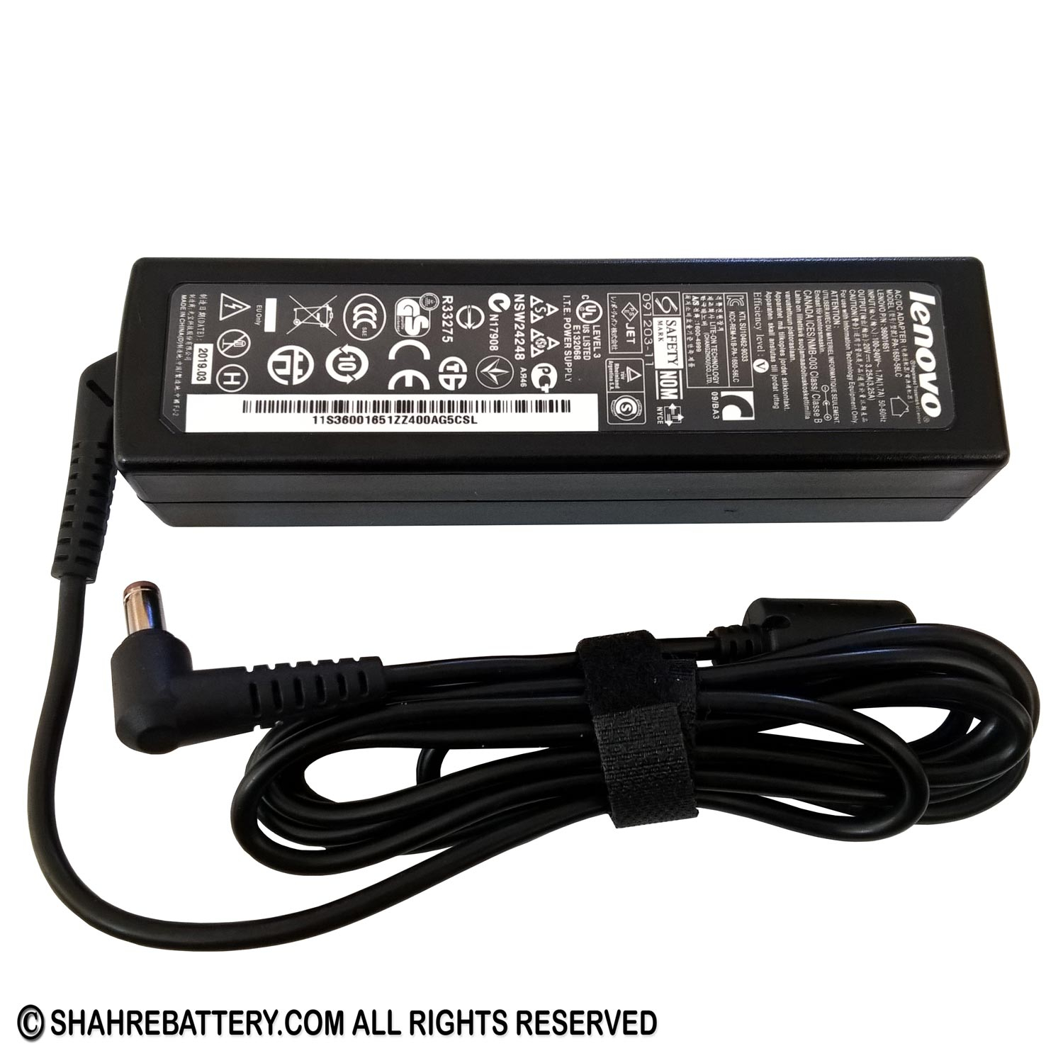 شارژر لپ تاپ 20 ولت 4.5 آمپر لنوو مدل ADP-90DD B