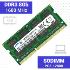 رم لپ تاپ DDR3 تک کاناله 1333 مگاهرتز CL19 سامسونگ مدل ch9 ظرفیت 8 گیگابایت
