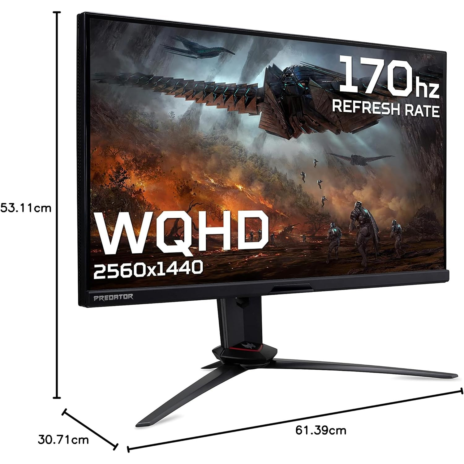 مانیتور مخصوص بازی ایسر مدل Predator XB273UN سایز 27 اینچ