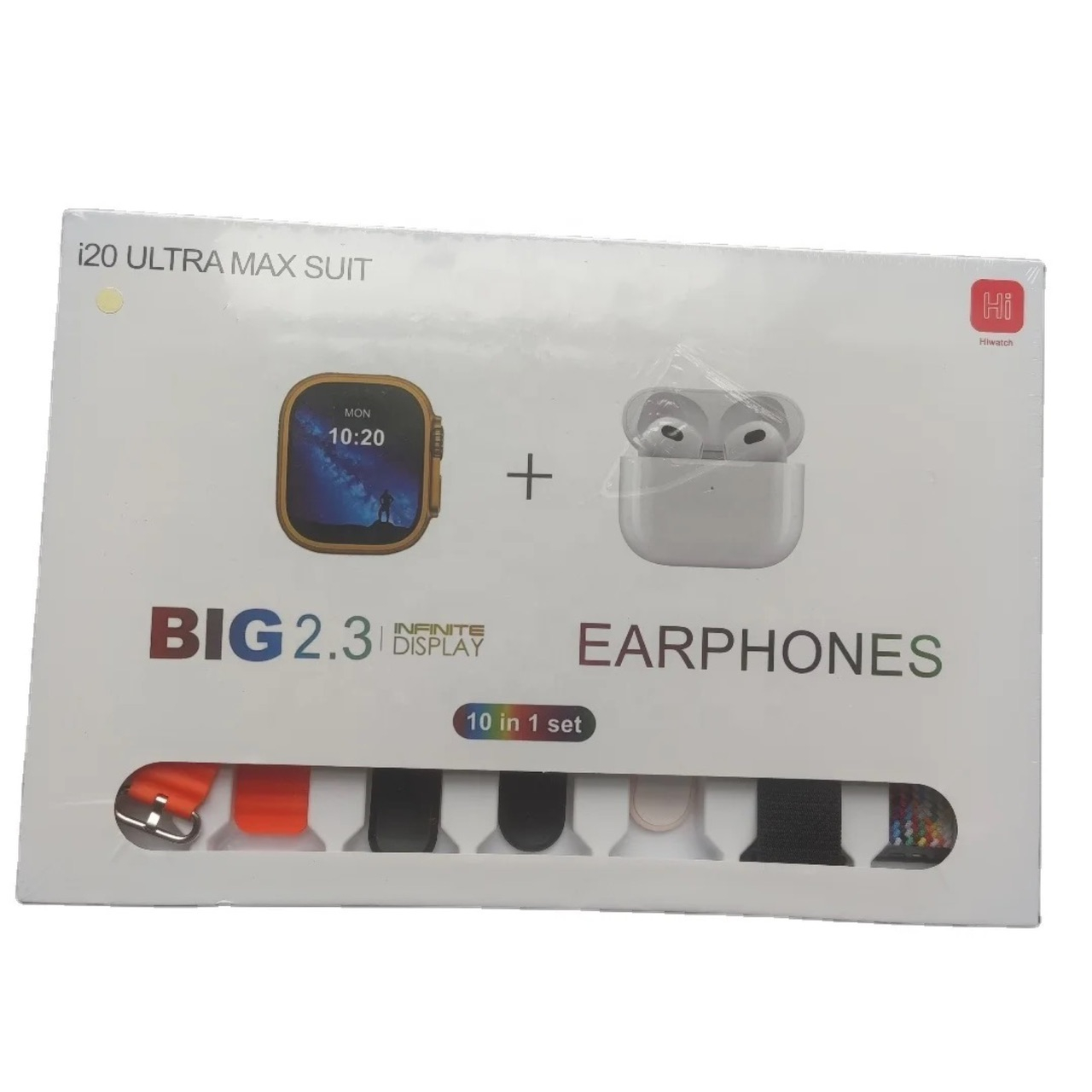 ساعت هوشمند مدل Airpods Pro 2 + i20 ULTRA به همراه هدفون