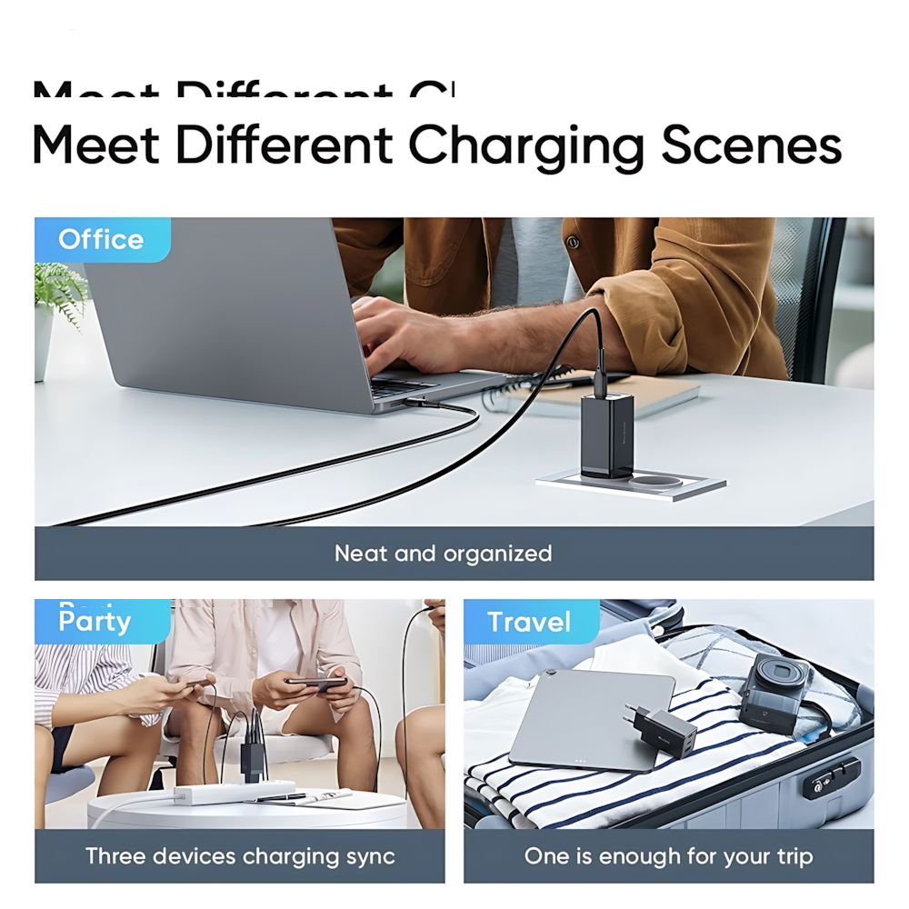 شارژر دیواری 67 وات مک دودو مدل CH-1541 GaN5