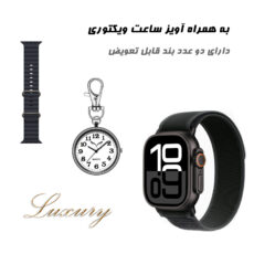 ساعت هوشمند 2.02 اینچی ویکتوری مدل WATCH 9 ULTRA 2 با بند پارچه ای