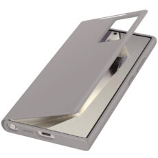 کیف کلاسوری بادیگارد مدل S-View Gray مناسب برای گوشی موبایل سامسونگ Galaxy S24 Ultra