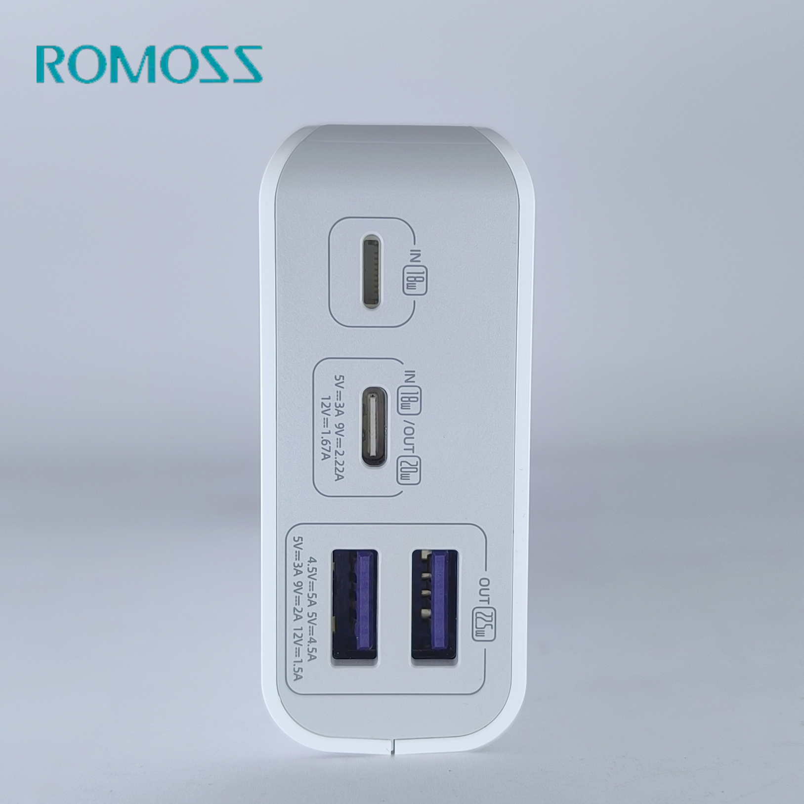 پاوربانک روموس مدل PPM-20 ظرفیت 20000 میلی آمپر ساعت