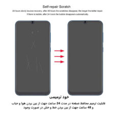 محافظ صفحه نمایش مات بوف مدل Hydrogel-Matte مناسب برای گوشی موبایل سامسونگ Galaxy S24 Ultra به همراه محافظ پشت گوشی