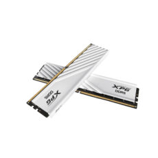 رم دسکتاپ DDR5 دو کاناله 5600مگاهرتز CL46 ایکس پی جی مدل LANCER BLADE WHITE ظرفیت 32 گیگابایت