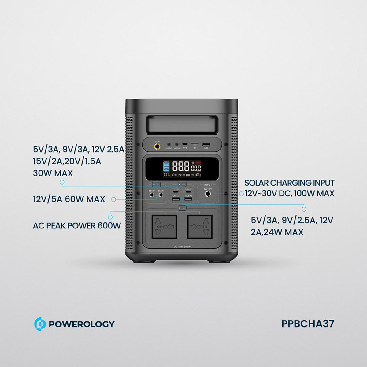 پاوربانک پاورولوجی مدل GENERATOR ظرفیت 90000میلی آمپر ساعت