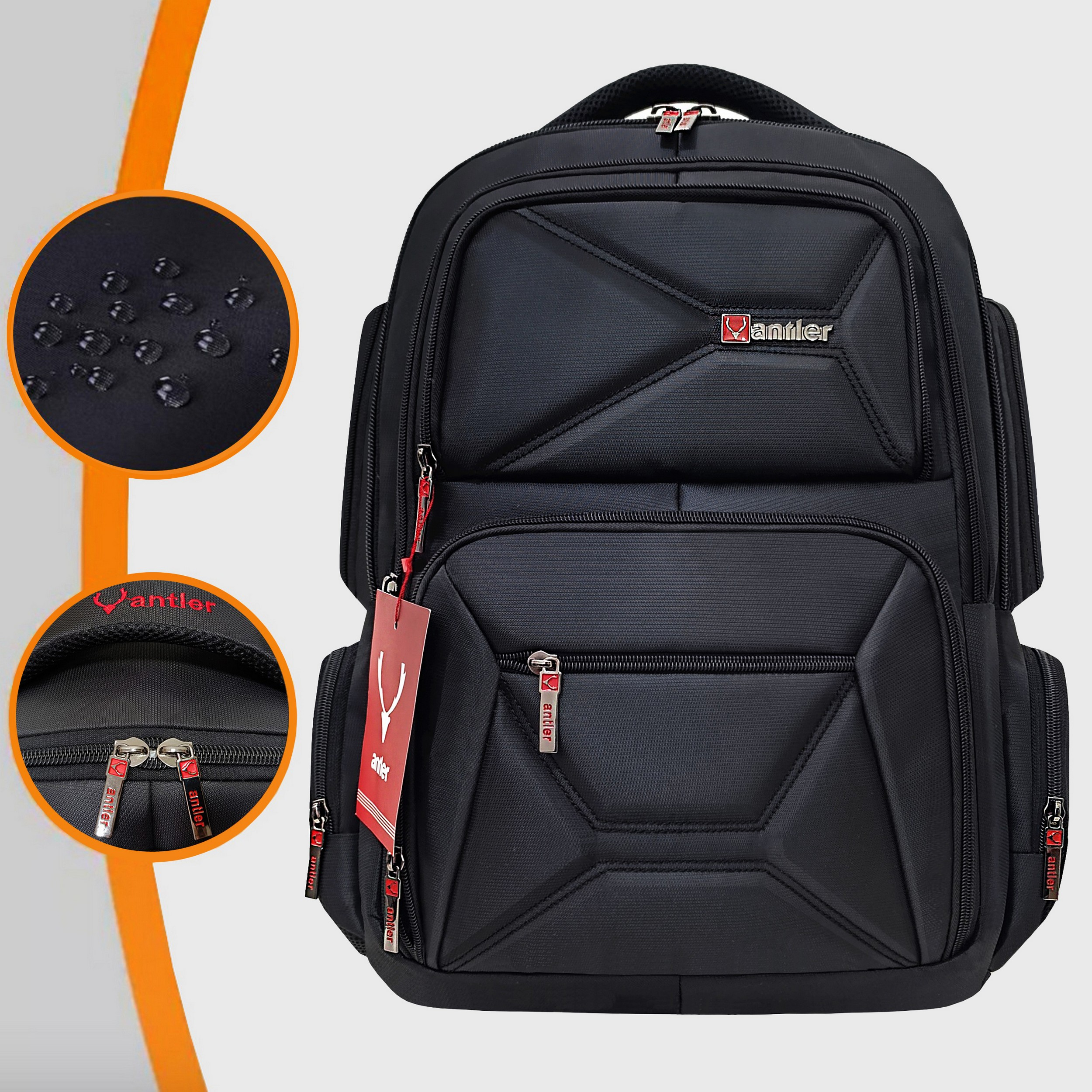 کوله پشتی لپ تاپ آنتلر مدل Monster S42 مناسب برای لپ تاپ 13 تا 17.5 اینچی