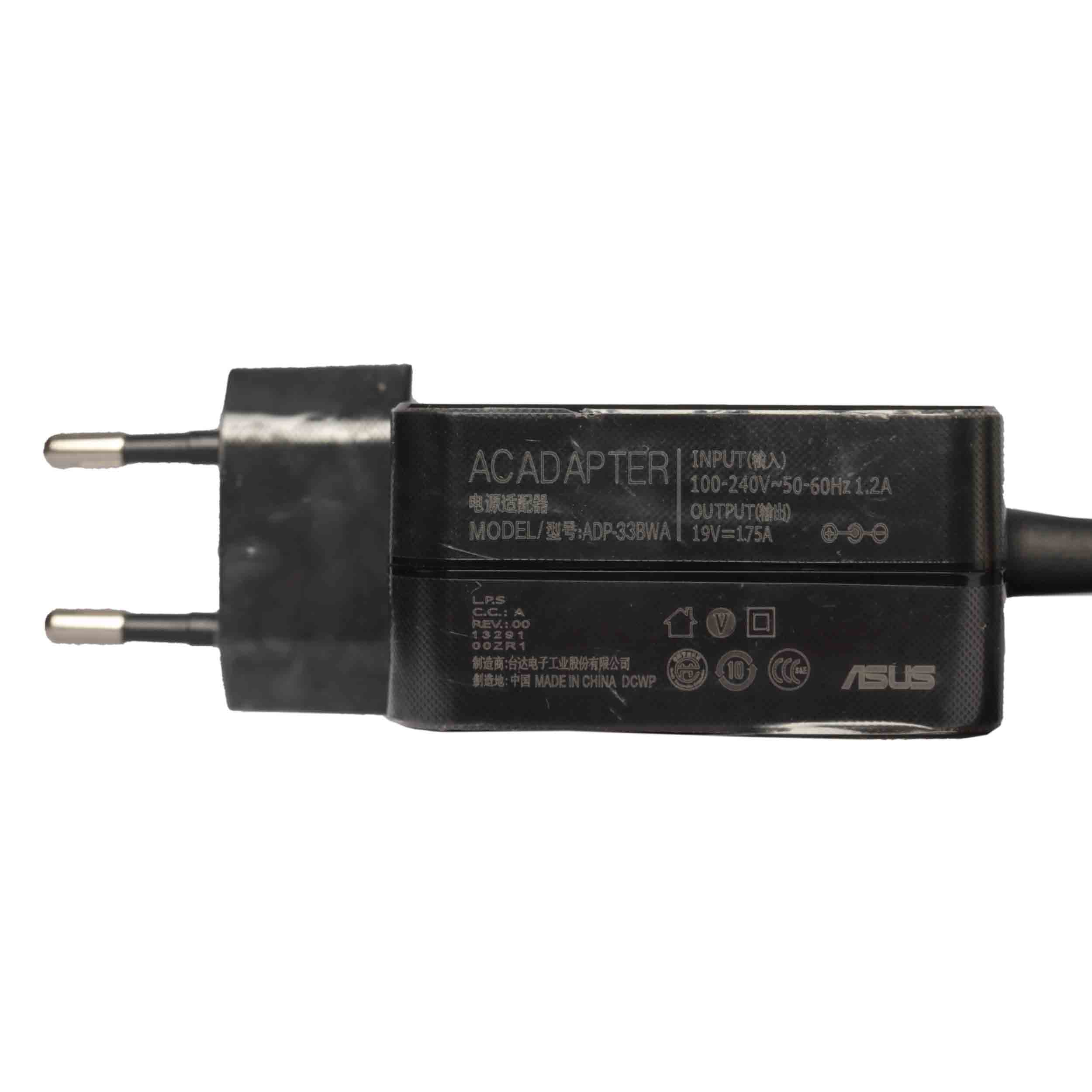 شارژر لپ تاپ ایسوس 19 ولت 1.75 آمپر مدل ADP-33BWA