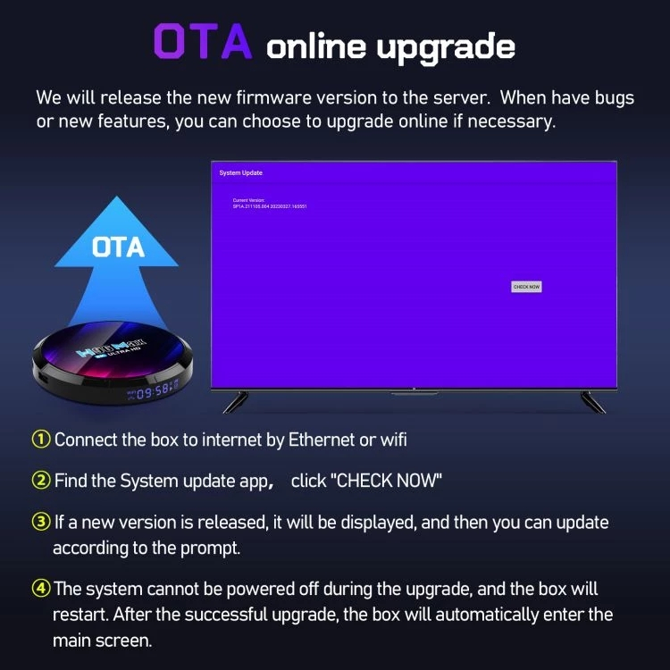 اندروید باکس اچ96 مدل Max RK3528 2/16GB