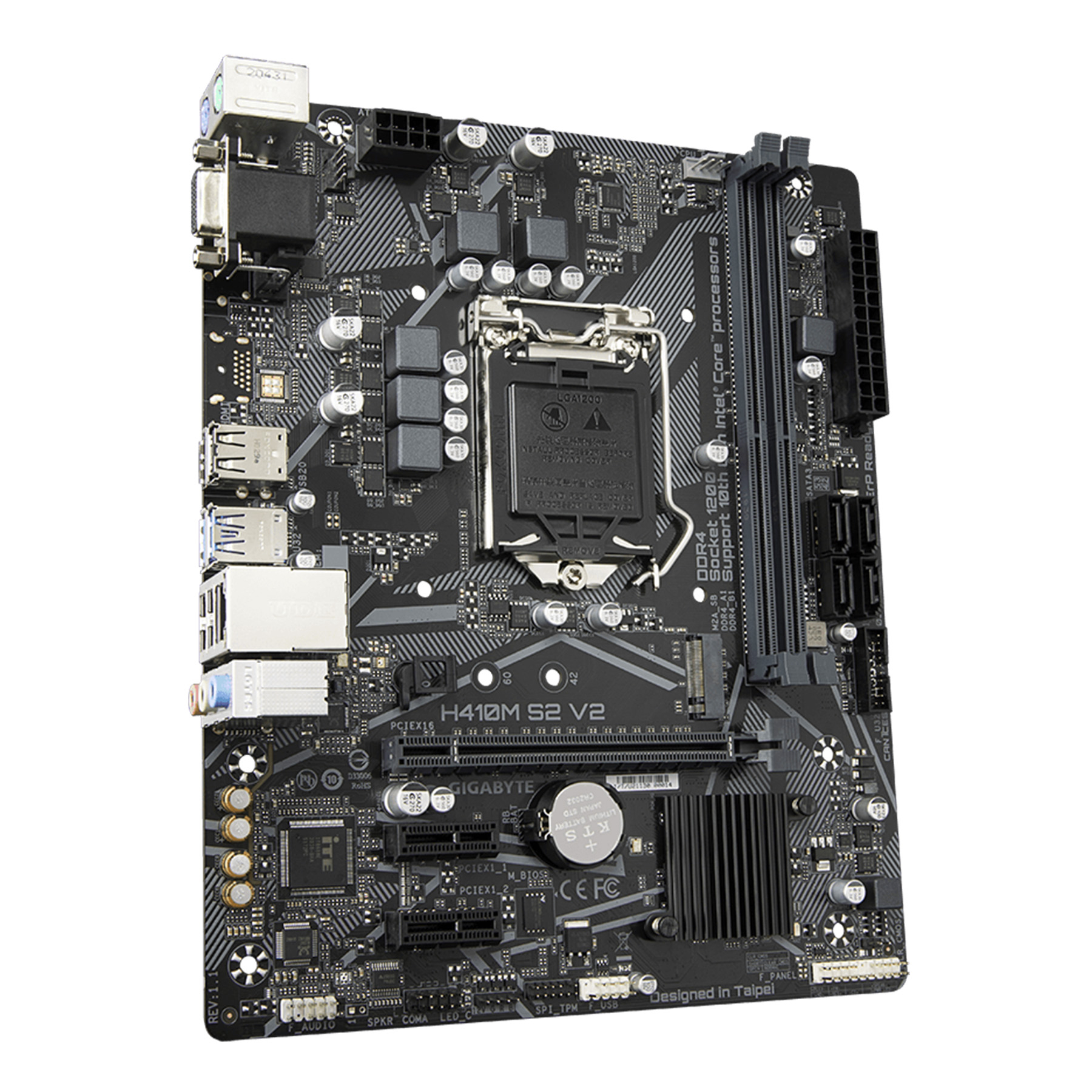 مادربرد گیگابایت مدل H410M S2 V2 rev. 1.7