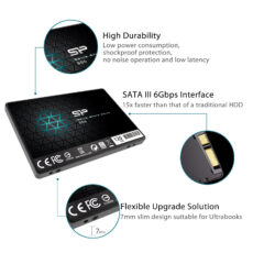 اس اس دی اینترنال سیلیکون پاور مدل Slim S55 ظرفیت 120 گیگابایت