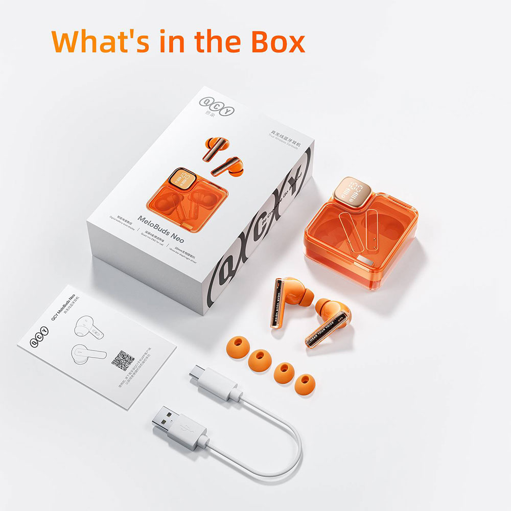 هدفون بلوتوثی کیو سی وای مدل MeloBuds Neo