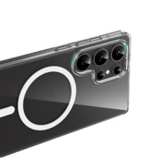 کاور گرین لاین مدل crystal clear magsafe مناسب برای گوشی موبایل سامسونگ Galaxy S25 Ultra