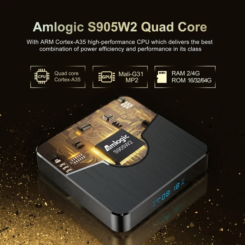اندروید باکس مدل X98 4K به همراه کنترل هوشمند