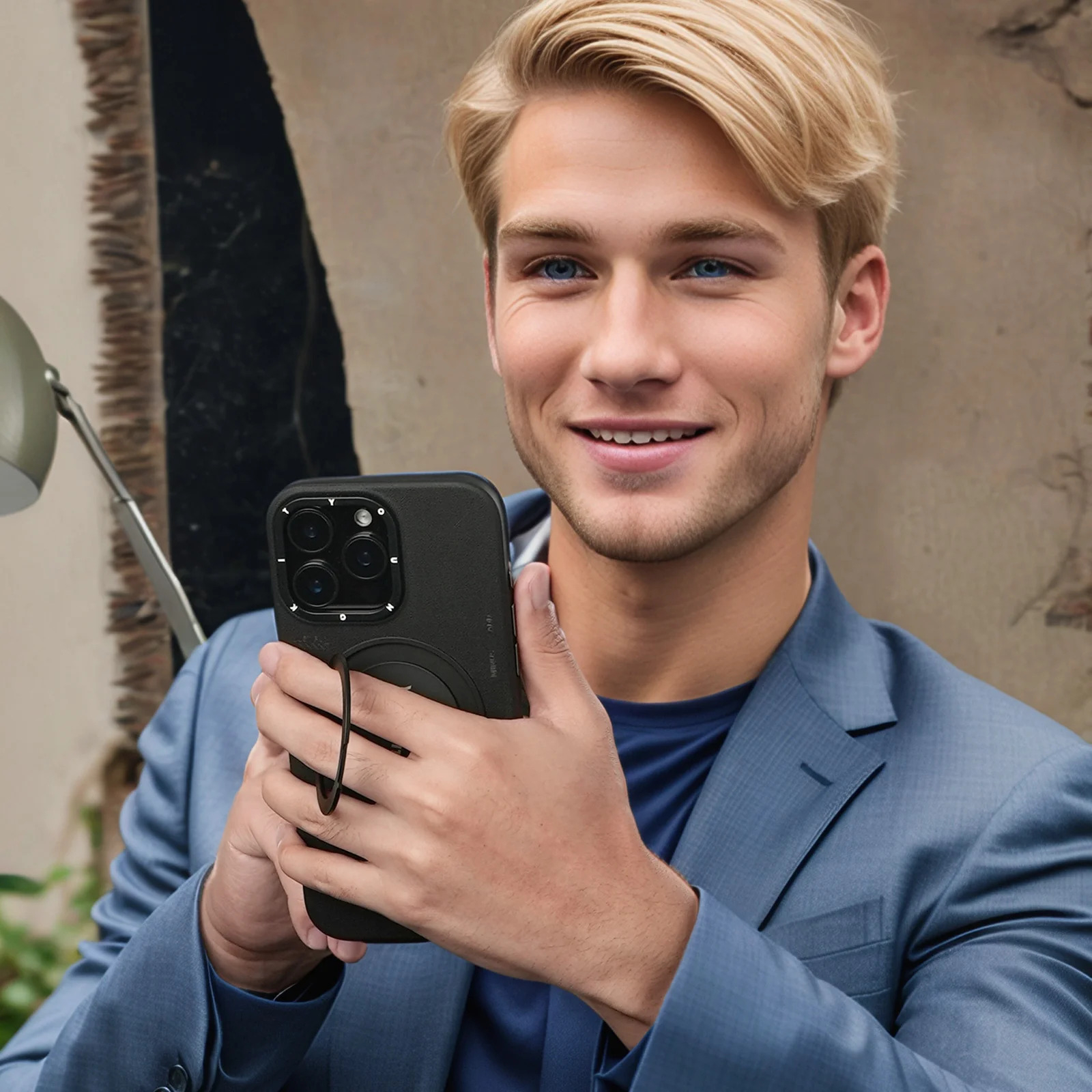 کاور یانگ کیت مدل Leather 360° مناسب برای گوشی موبایل اپل iphone 15promax