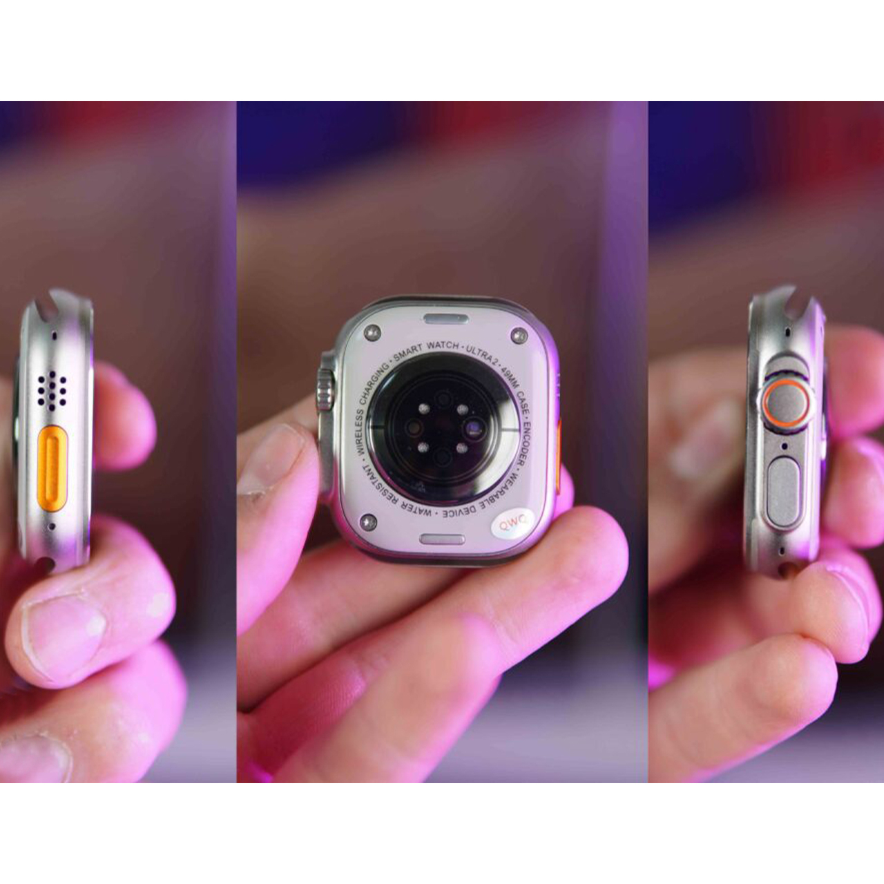 ساعت هوشمند مدل HK9 ULTRA 2 MAX دارای قابلیت های صفحه نمایش رنگی، صفحه نمایش لمسی، کنترل موسیقی (Music Player)، کنترل سطح اکسیژن خون، قابلیت مکالمه از طریق بلوتوث، پشتیبانی از زبان فارسی در منو و سیستم‌عامل بند سیلیکون