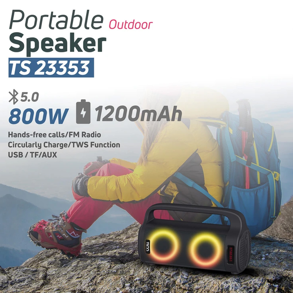 اسپیکر بلوتوثی قابل حمل تسکو مدل TS 23353