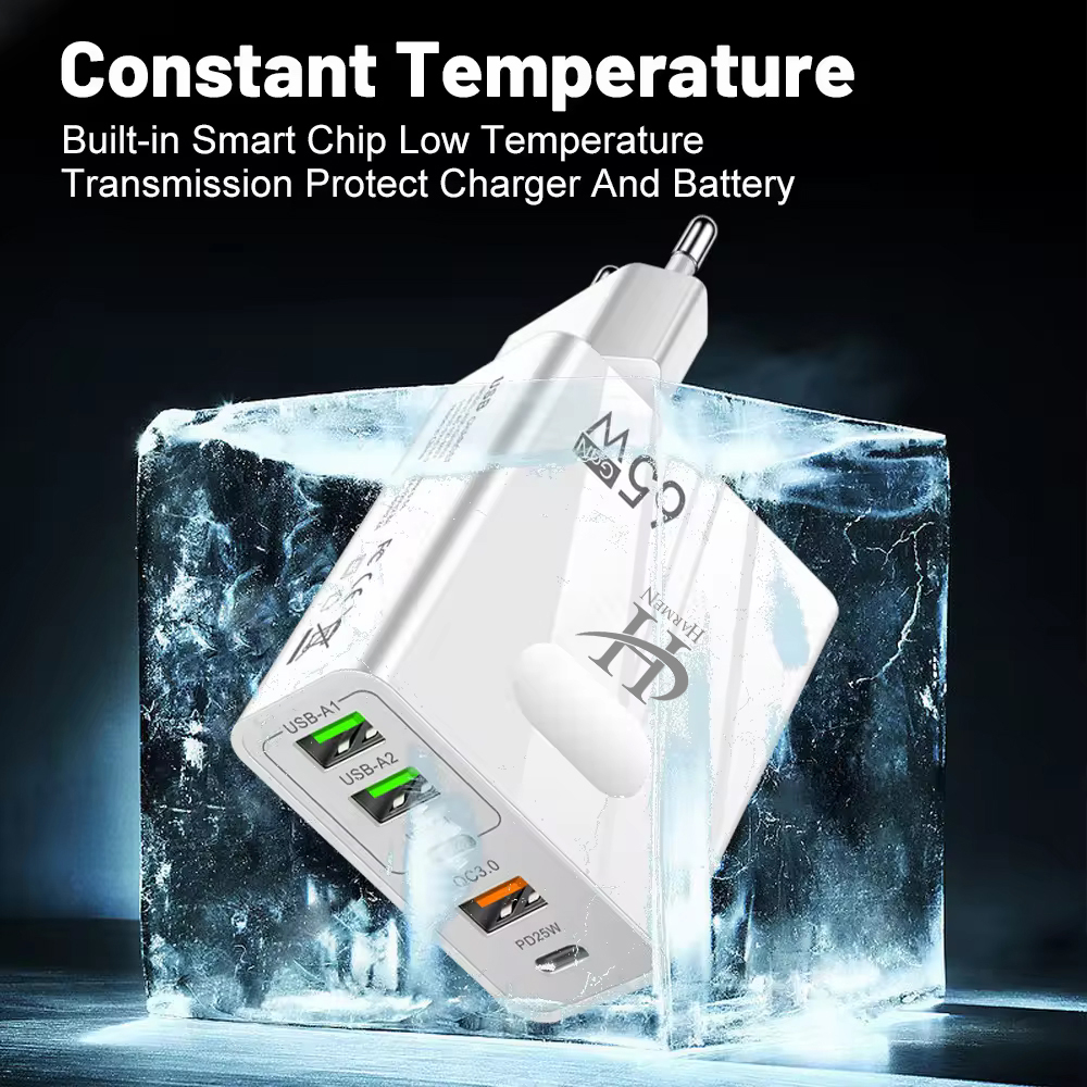 شارژر دیواری 65 وات هارمن مدل ADC-GAN002