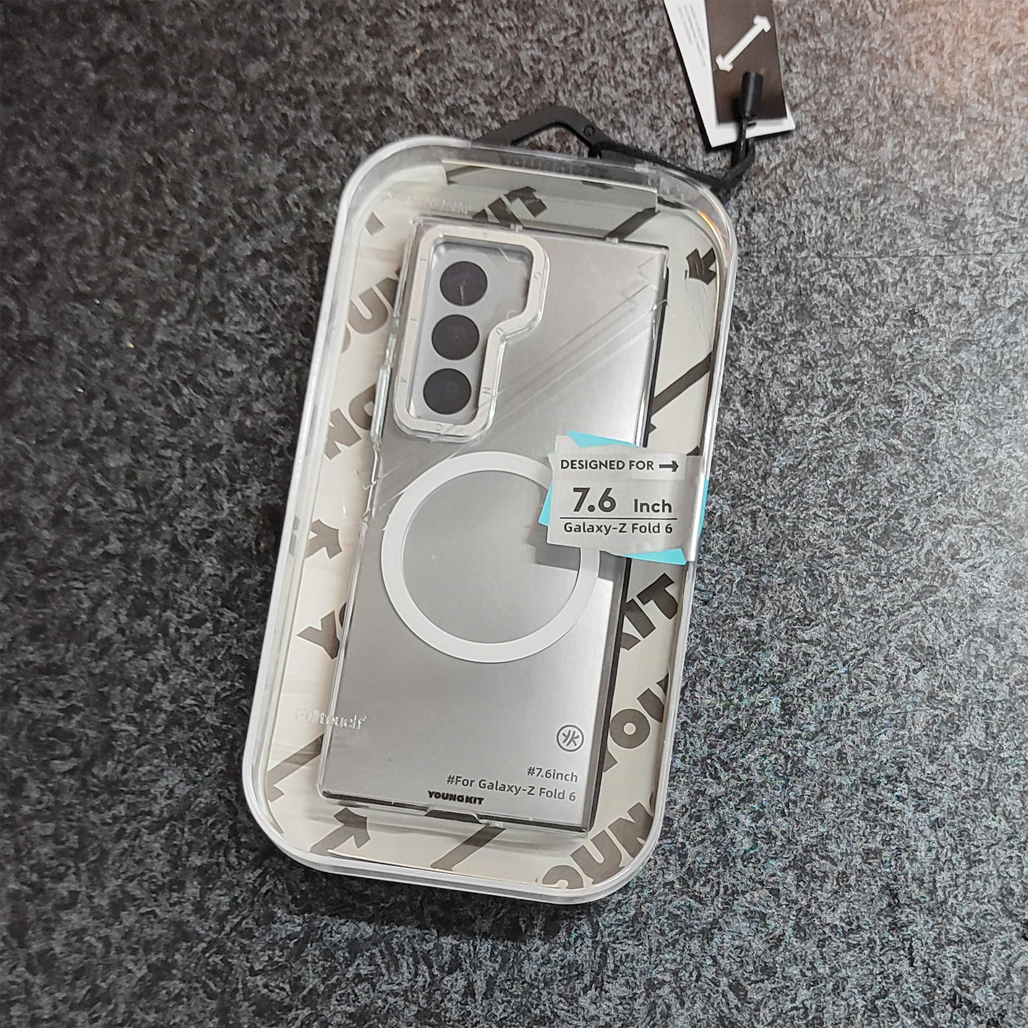 کاور یانگ کیت مدل Crystal Shield Magsafe002 مناسب برای گوشی موبایل سامسونگ Galaxy Z Fold 6