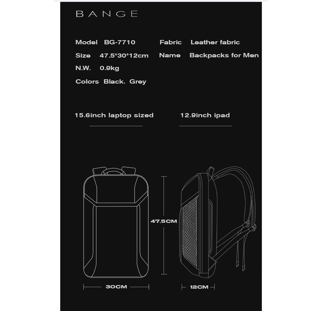 کیف لپ تاپ بنج مدل BN-7710 مناسب برای لپ تاپ تا 15.6 اینچی
