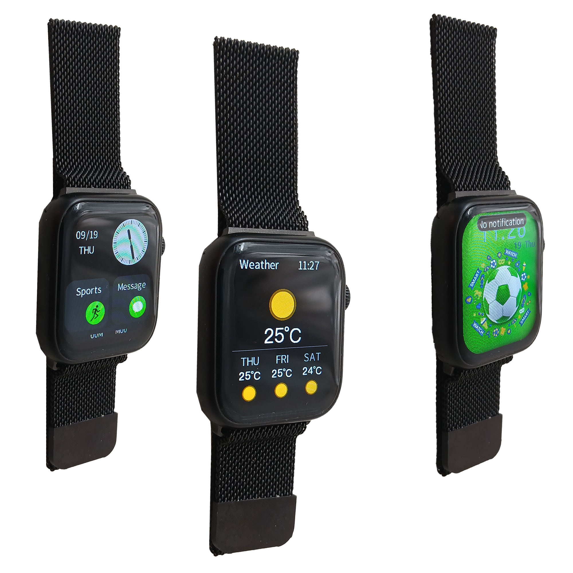 ساعت هوشمند مدل ws 68 mini با قابلیت صفحه نمایش رنگی و لمسی، کنترل موسیقی، کنترل سطح اکسیژن خون، مکالمه با بلوتوث، پشتیبانی از زبان فارسی و امکان تغییر تم ساعت و بند فلزی